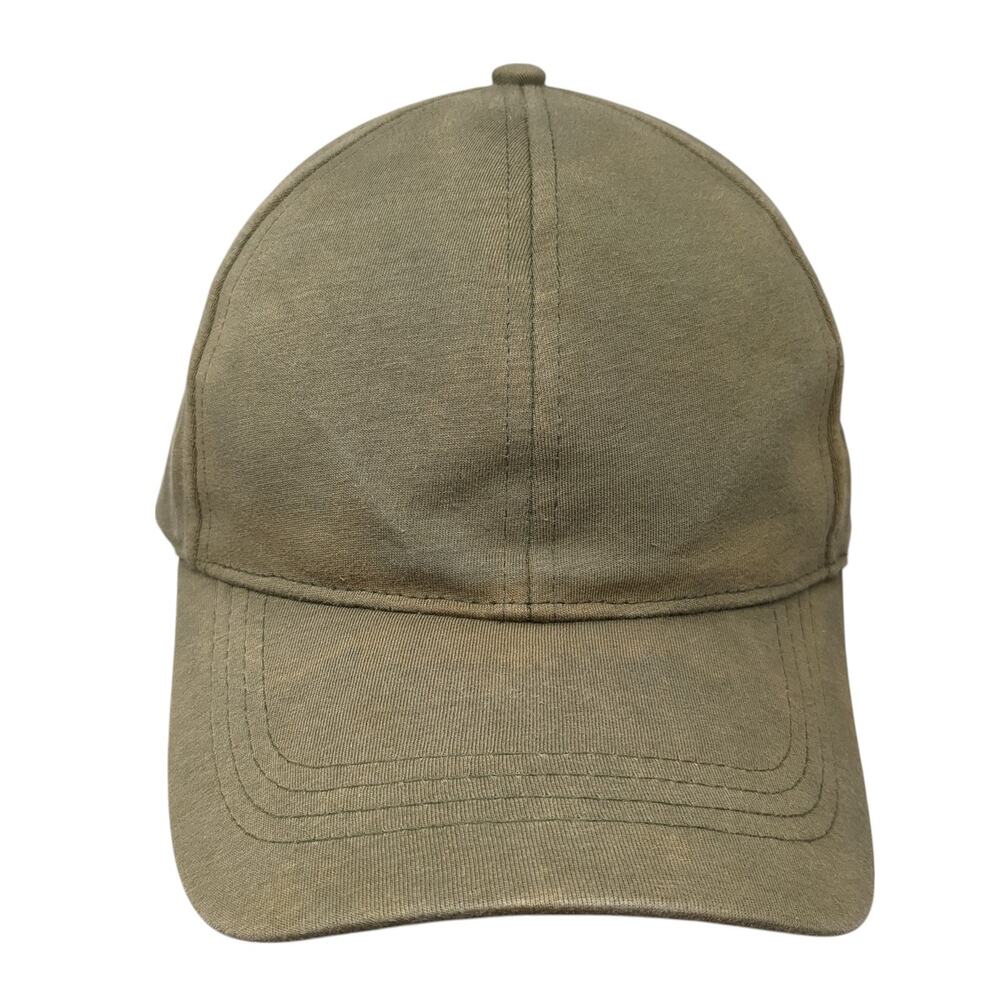 Free Press Strapback Baseball Cap Green One Size Adjustable 6 Panel Blank